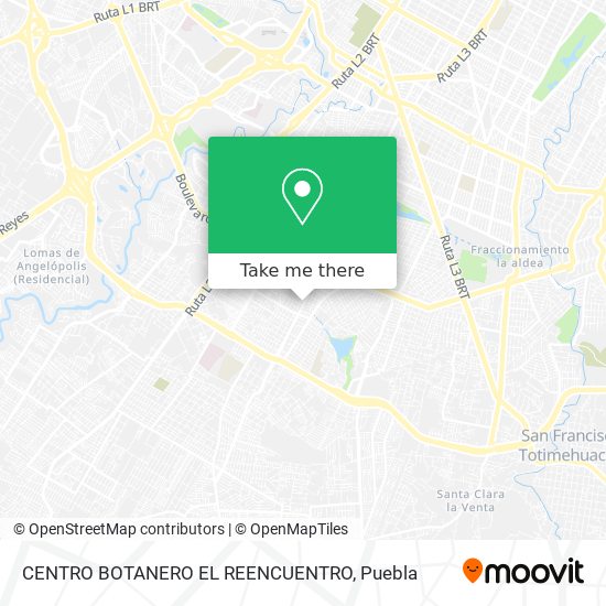 Mapa de CENTRO BOTANERO EL REENCUENTRO