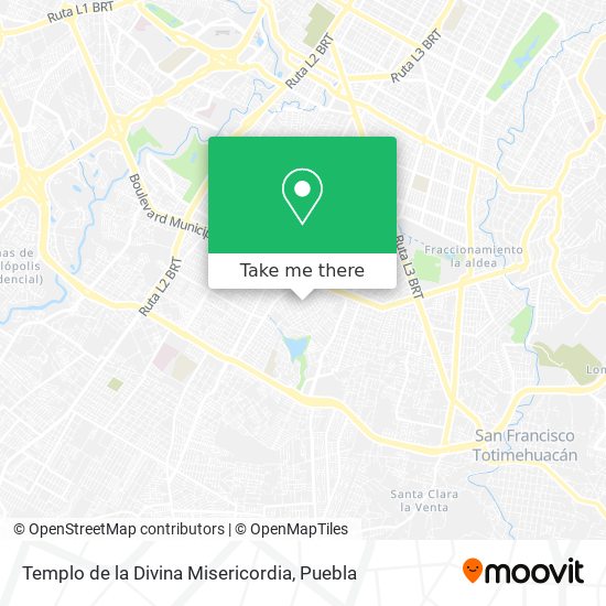 Templo de la Divina Misericordia map