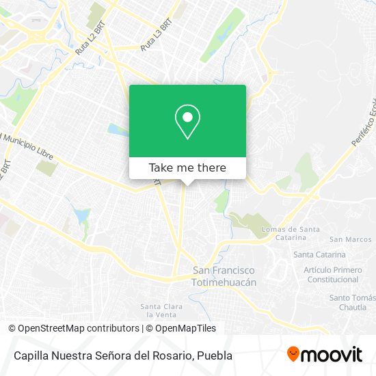Mapa de Capilla Nuestra Señora del Rosario