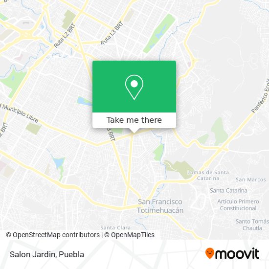 Mapa de Salon Jardin