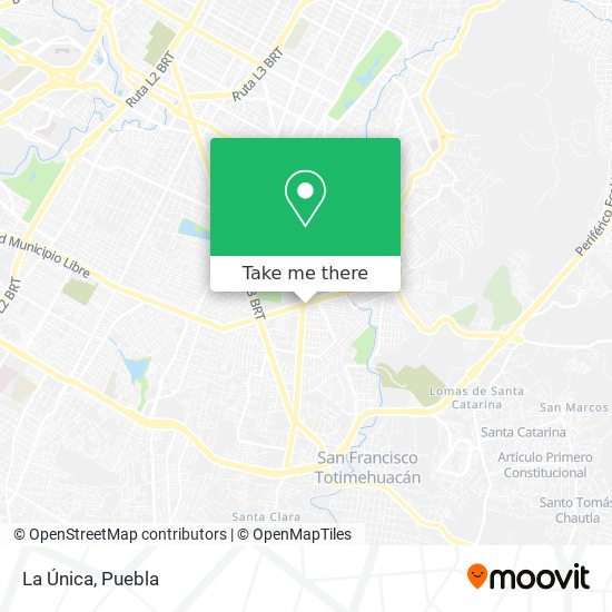 Mapa de La Única