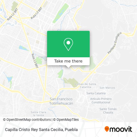 Capilla Cristo Rey Santa Cecilia map