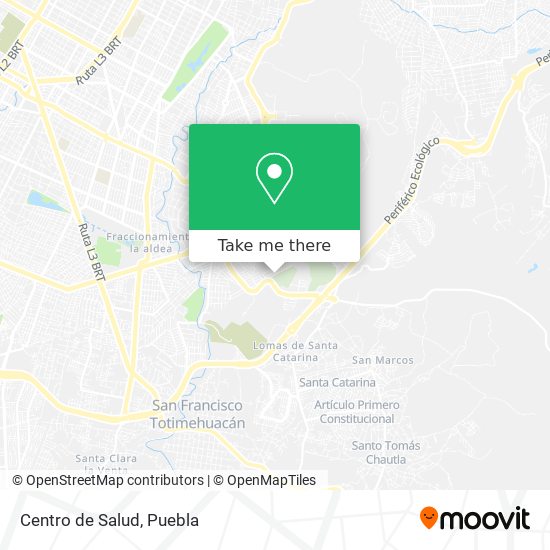 Mapa de Centro de Salud