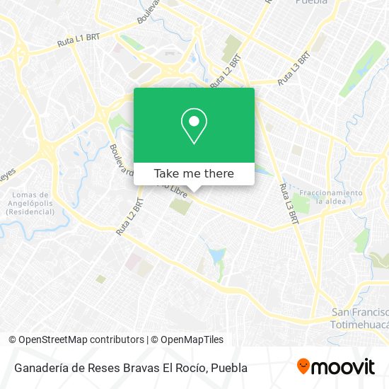Ganadería de Reses Bravas El Rocío map