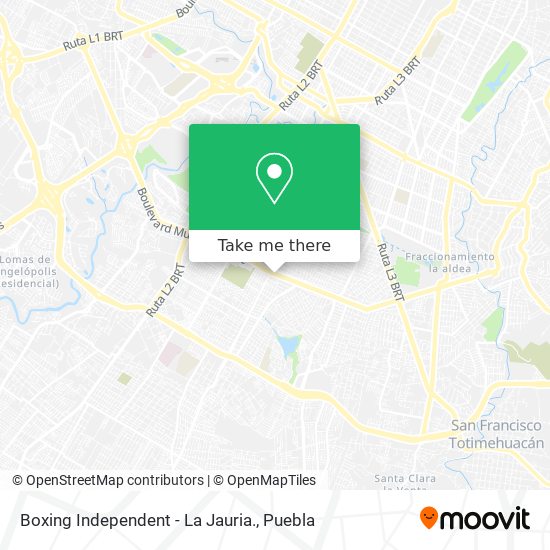 Boxing Independent - La Jauria. map