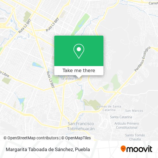 Margarita Taboada de Sánchez map
