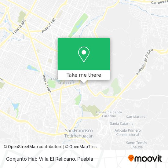 Conjunto Hab Villa El Relicario map