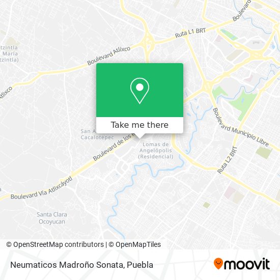 Mapa de Neumaticos Madroño Sonata