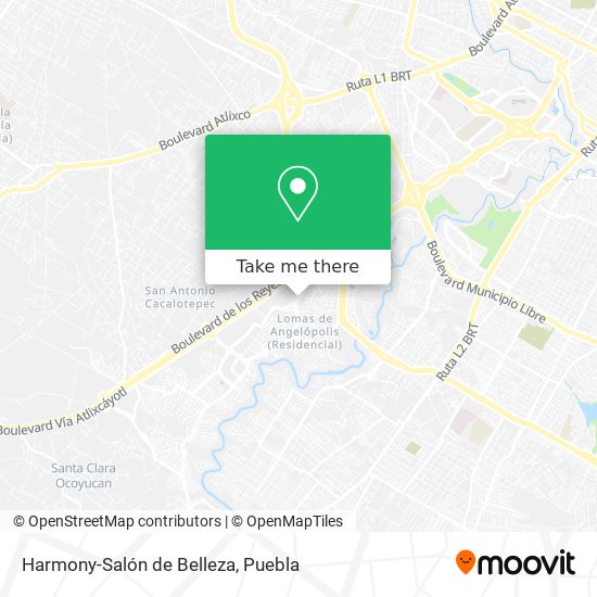 Mapa de Harmony-Salón de Belleza