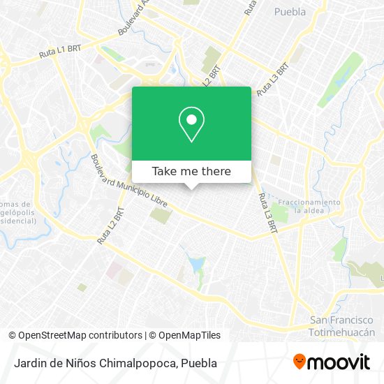 Jardin de Niños Chimalpopoca map