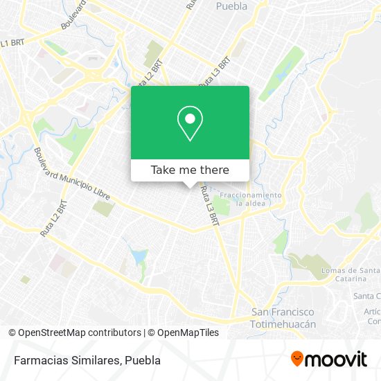 Mapa de Farmacias Similares