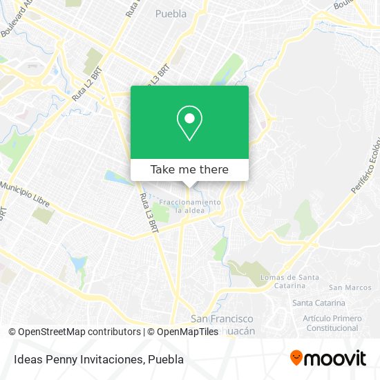 Ideas Penny Invitaciones map