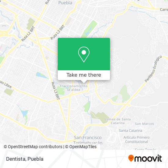 Mapa de Dentista