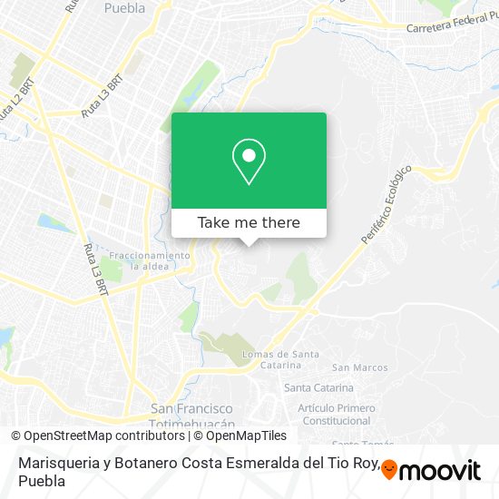 Marisqueria y Botanero Costa Esmeralda del Tio Roy map