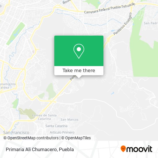 Primaria Ali Chumacero map