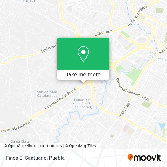 Mapa de Finca El Santuario