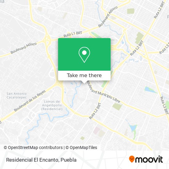 Residencial El Encanto map