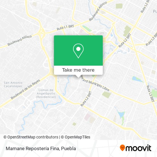 Mamane Repostería Fina map