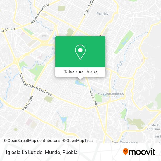Mapa de Iglesia La Luz del Mundo