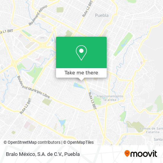 Bralo México, S.A. de C.V. map