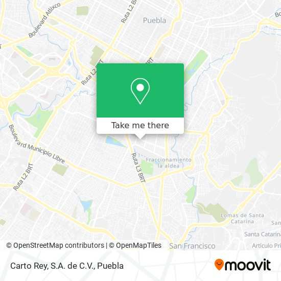 Mapa de Carto Rey, S.A. de C.V.