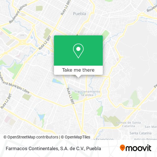 Farmacos Continentales, S.A. de C.V. map