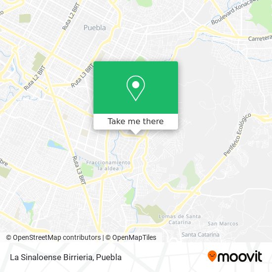 La Sinaloense Birrieria map