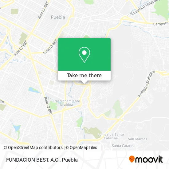 FUNDACION BEST, A.C. map