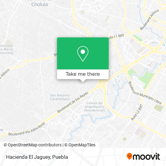 Mapa de Hacienda El Jaguey