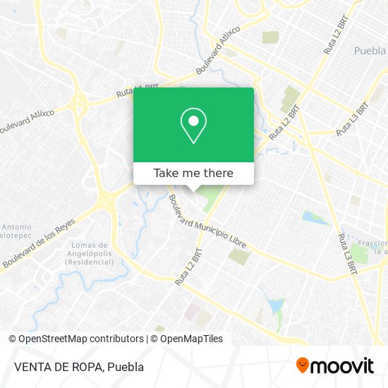 VENTA DE ROPA map