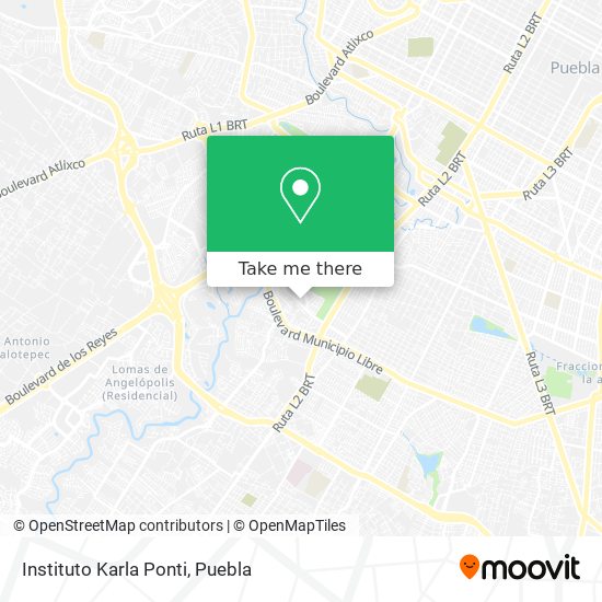 Mapa de Instituto Karla Ponti