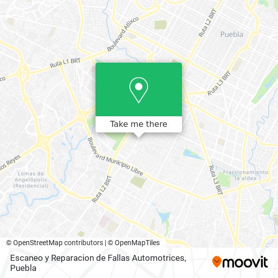 Mapa de Escaneo y Reparacion de Fallas Automotrices