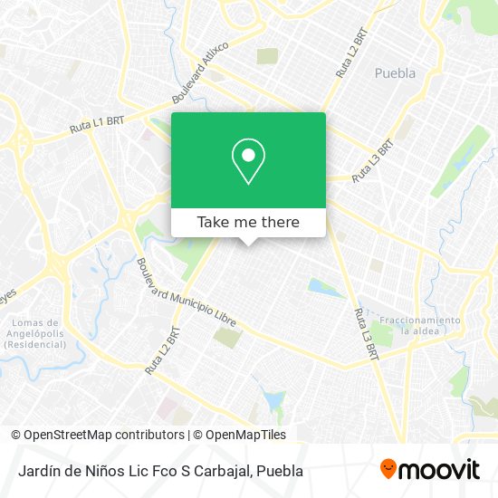 Jardín de Niños Lic Fco S Carbajal map