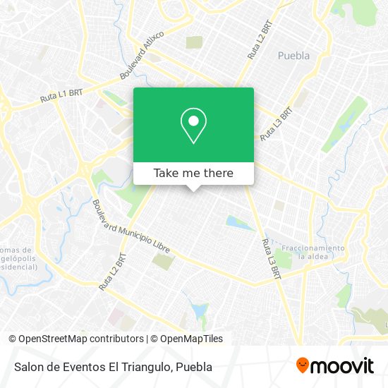 Salon de Eventos El Triangulo map