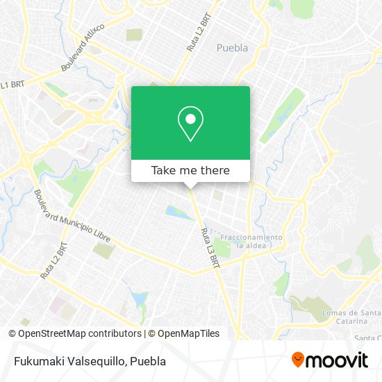Mapa de Fukumaki Valsequillo