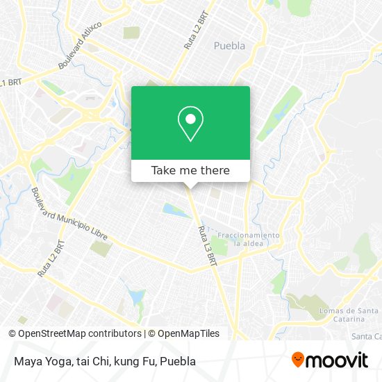 Mapa de Maya Yoga, tai Chi, kung Fu