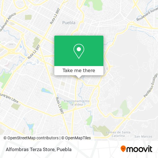 Alfombras Terza Store map