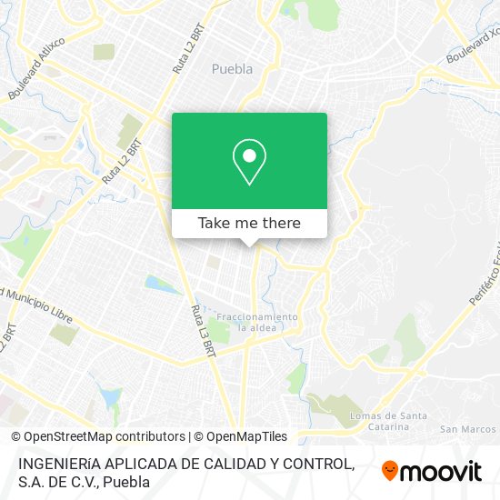 INGENIERíA APLICADA DE CALIDAD Y CONTROL, S.A. DE C.V. map
