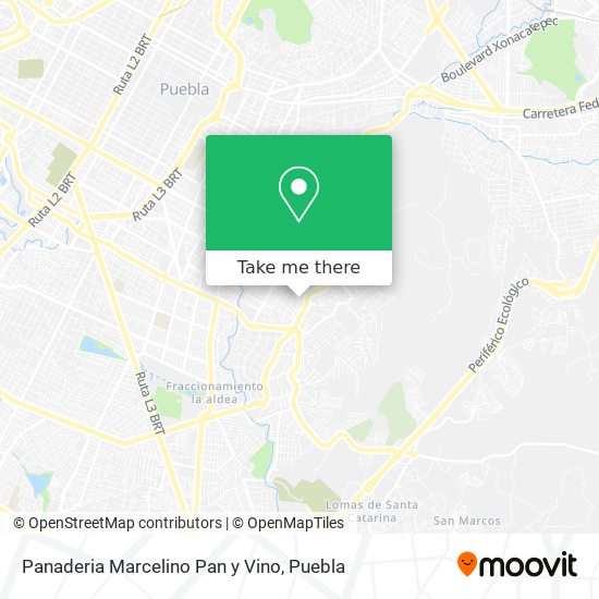 Panaderia Marcelino Pan y Vino map
