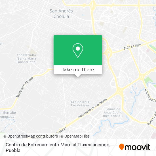 Centro de Entrenamiento Marcial Tlaxcalancingo map