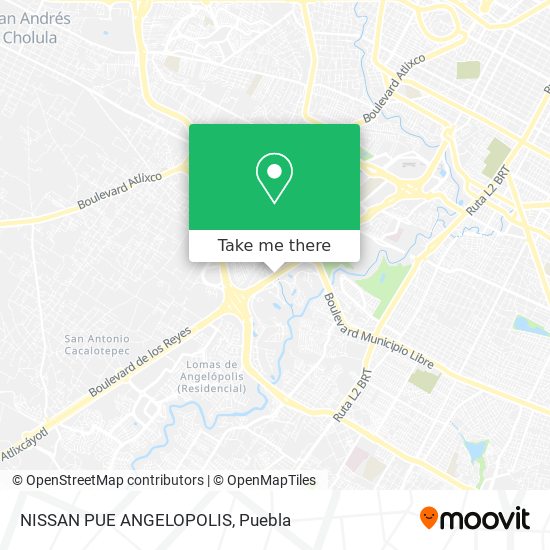 NISSAN PUE ANGELOPOLIS map