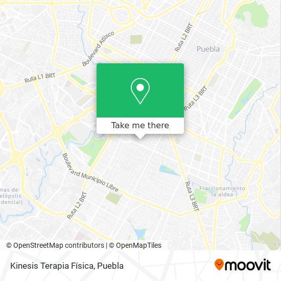Kinesis Terapia Física map