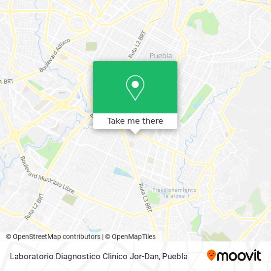 Laboratorio Diagnostico Clinico Jor-Dan map
