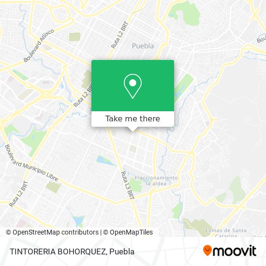 Mapa de TINTORERIA BOHORQUEZ