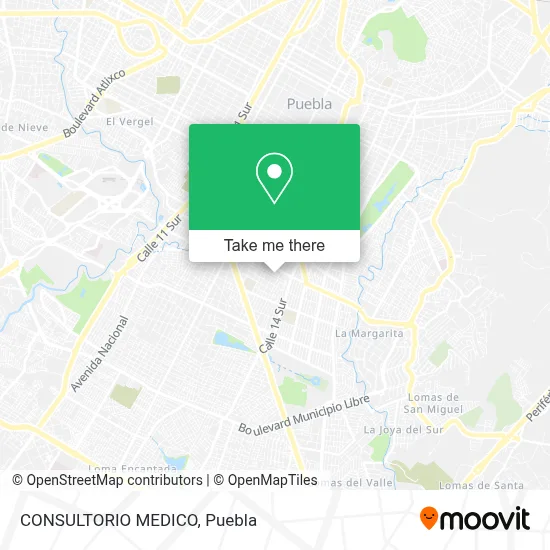 CONSULTORIO MEDICO map
