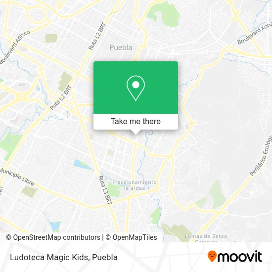 Ludoteca Magic Kids map