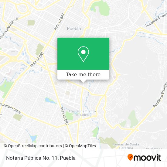 Mapa de Notaria Pública No. 11