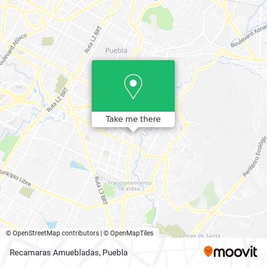 Mapa de Recamaras Amuebladas