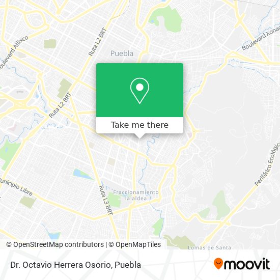 Dr. Octavio Herrera Osorio map