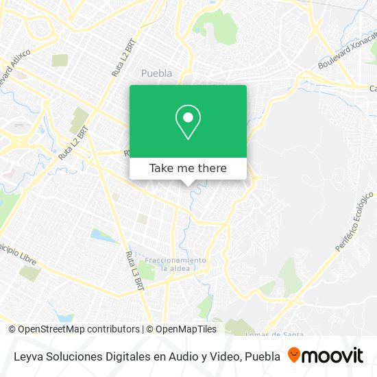 Mapa de Leyva Soluciones Digitales en Audio y Video